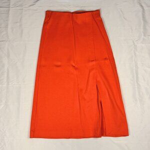 SKFK Orange Midi Skirt